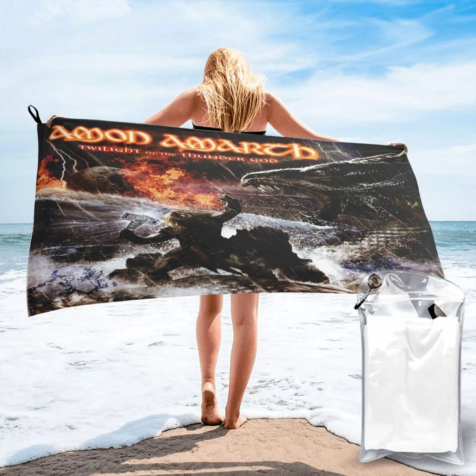 

Amon Amarth Сумерки грома 3888 пляжное полотенце пляжная одежда для ванной и сауны морское пляжное полотенце пляжное банное полотенце