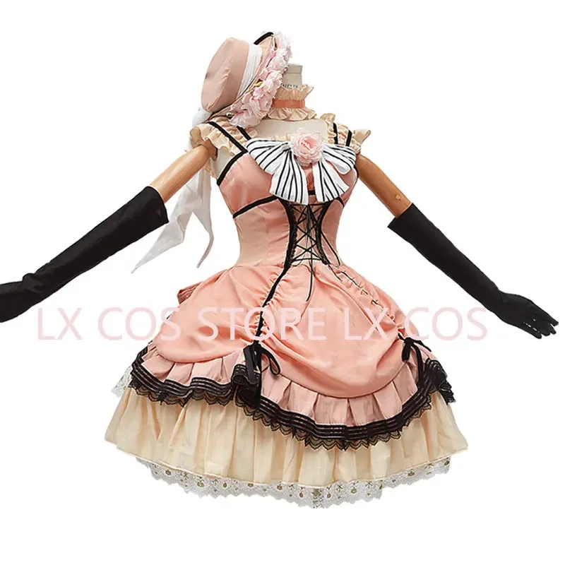 Сиэль Фантомхайв аниме косплей Черный дворецкий Kuroshitsuji Ciel Phantomhive костюм короткое