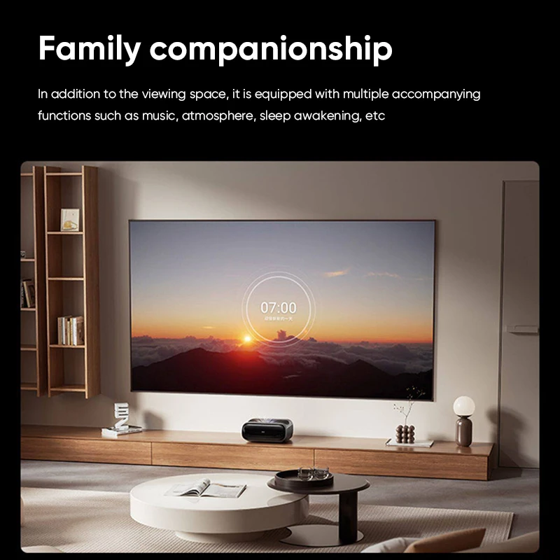 Лазерный проектор JMGO O3 Ultra 4K с короткофокусным объективом, высокой яркостью 4000 ISO, для домашнего кинотеатра, с объемным звуком Dolby, умный проектор (art.: 3920daaddf246) - 3920daaddf246