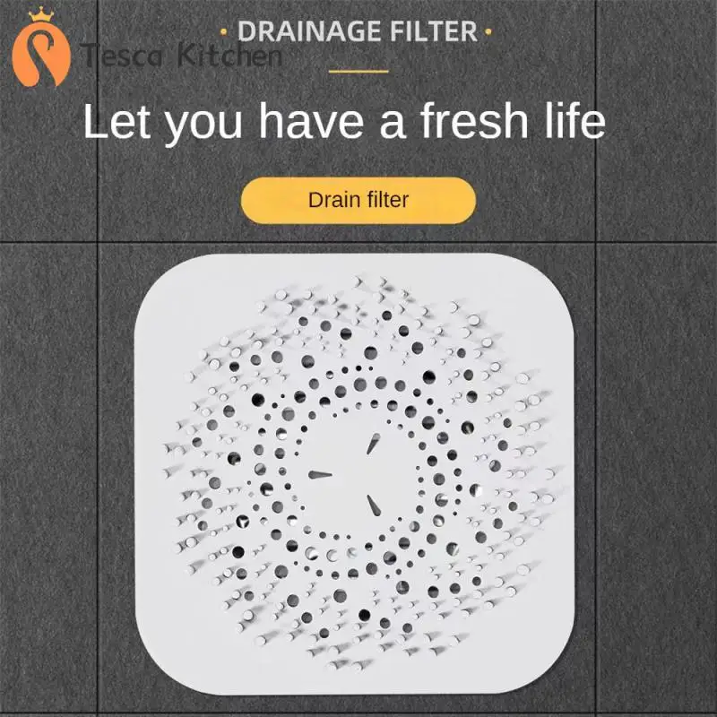 

Rubber Shower Silicone Kitchen Sink Sewer Outfall Filter Deodorant Shower Drain Filter Screen Catcher Bathtub Strainer