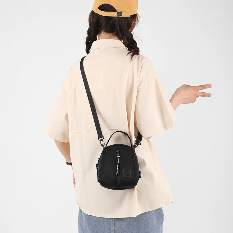 

Женская сумка через плечо, сумка-мессенджер для женщин, простая нейлоновая квадратная сумка, дизайнерская роскошная женская сумка на молнии, Повседневная маленькая ручная сумка