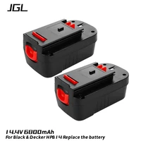 upgraded to 6800mah hpb14 replacement for black and decker 14 4v battery ni mh battery fsb14 a14 bd1444l hpd14k 2 cp14kb hp146f2