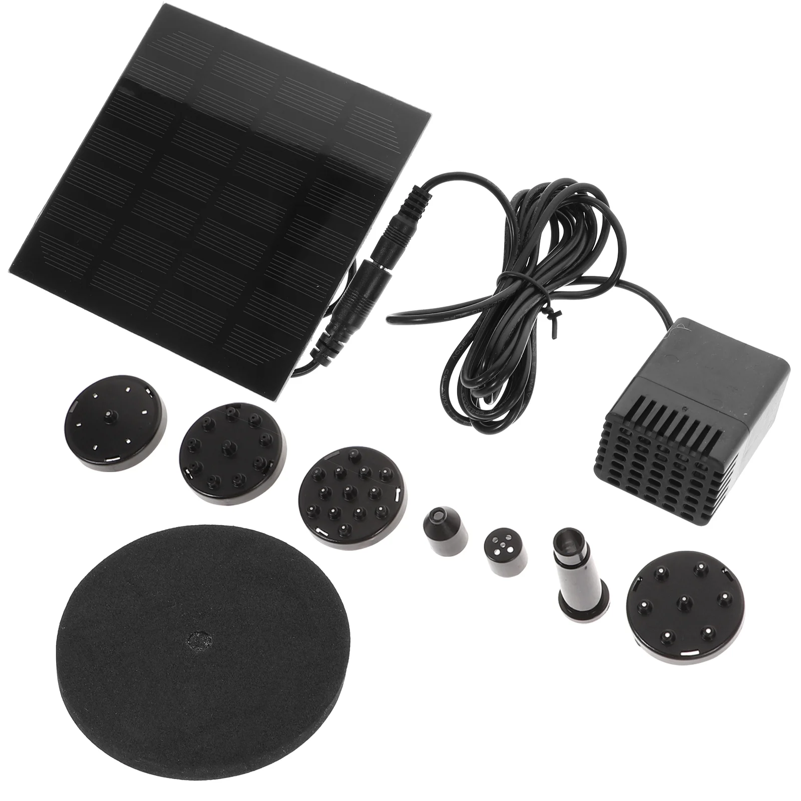 

Tiny Water Pump 12 W Solar Water Pump Outdoor Watering Submersible Water Fountain for Pond Pool Aquarium Fountains Spout