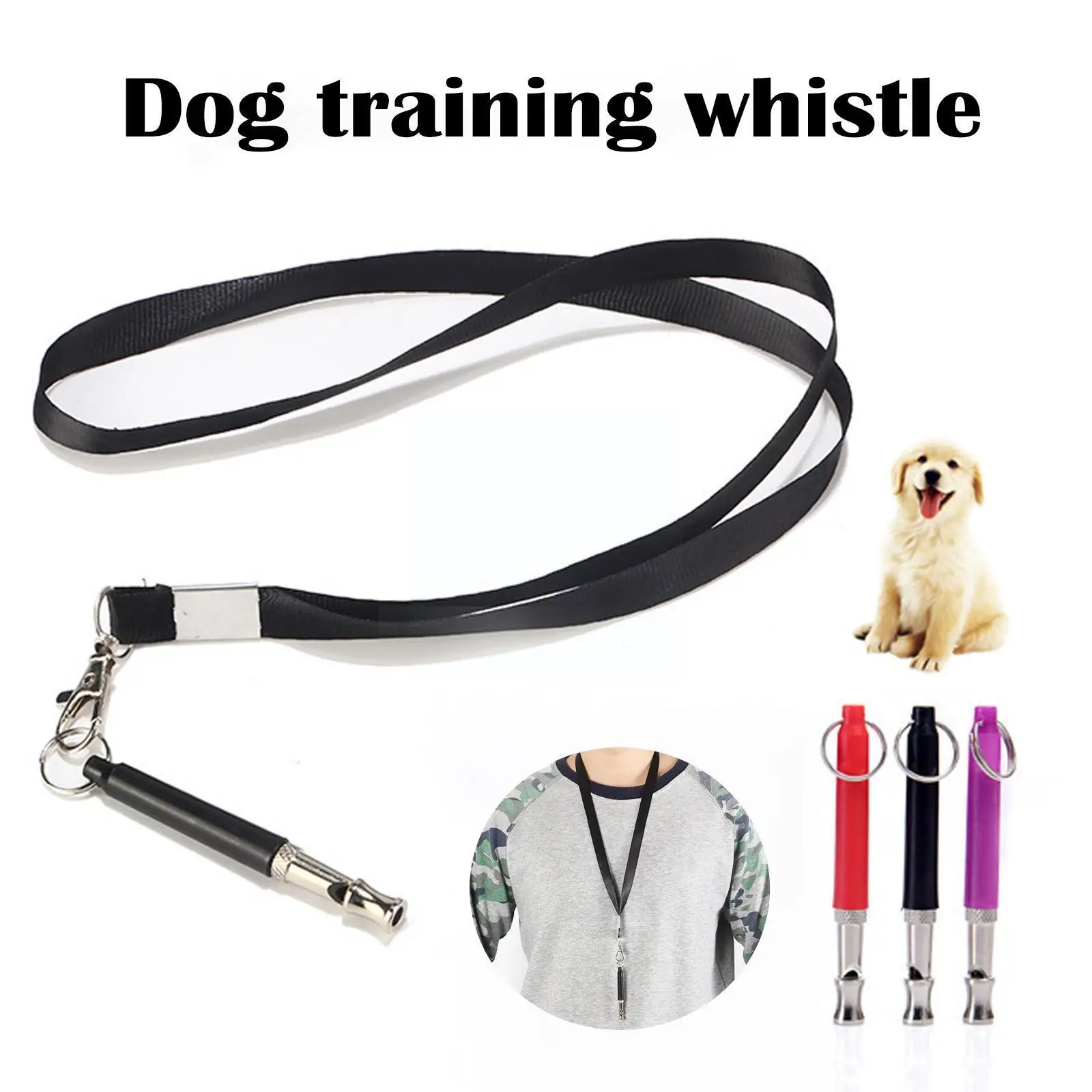 

Dog Whistle To Stop Barking Neighbors Adjustable Ultrasonic Whistles Dog Whistle Training Dog Professional Silent Recall N1k5