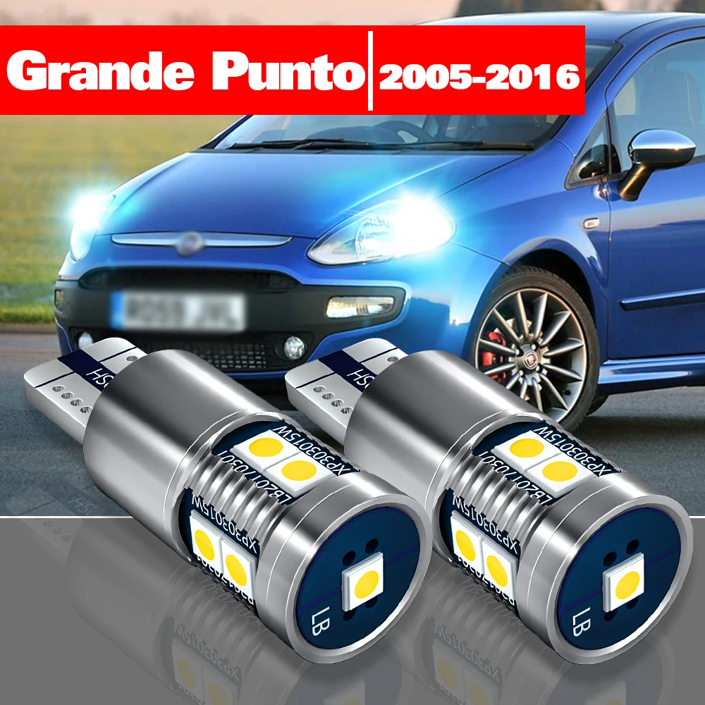 

Аксессуары для Fiat Grande Punto 2005-2016, 2 шт., светодиодные парковочные огни, габаритные огни 2007, 2008, 2009, 2010, 2011, 2012, 2013, 2014, 2015