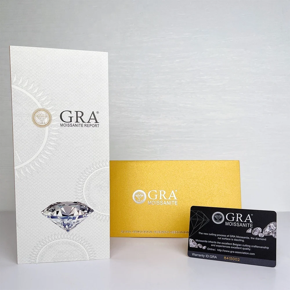 Новинка 2023 сертифицированные GRA драгоценные камни муассанит бриллиант