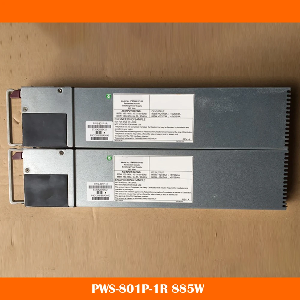 Server Power Supply For Supermicro PWS-801P-1R 885W Fully Tested