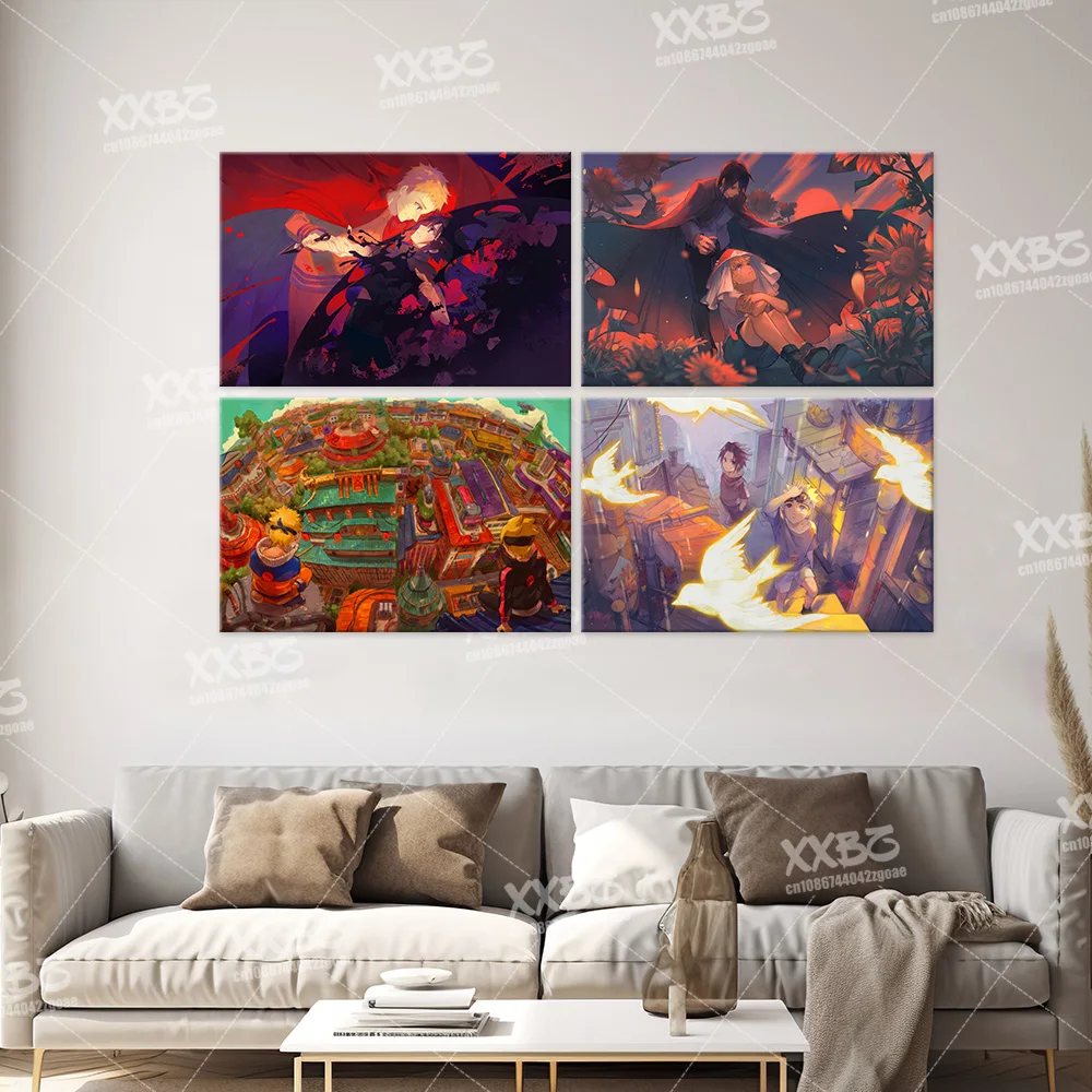 Картина на холсте Наруто украшение для дома Jiraiya Рок Ли настенное искусство Hatake