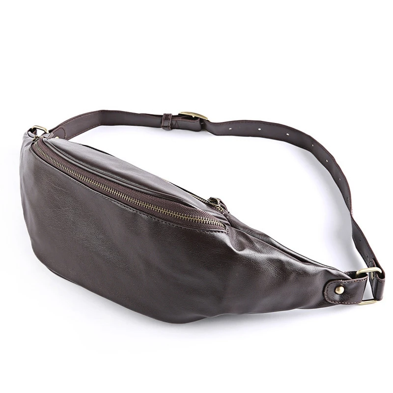 New 2023 Men's Quality Bodypack Casual Fashion Small Bag Sports Mobile Bodypack Solid Color Small Design Chest Bag