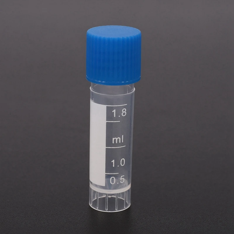 500 шт. 1 8 мл пластиковая мерная криофлазная испытательная трубка 0 063 унции пробная