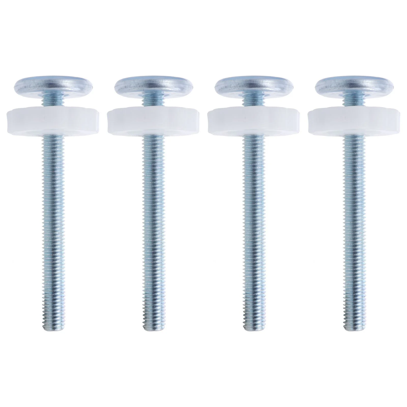 

4 Pcs Child Playpen Screws Baby Gate Accessories Threaded Spindle Rods Metal Bolt Pressure Mounted Thru Gates Bolts