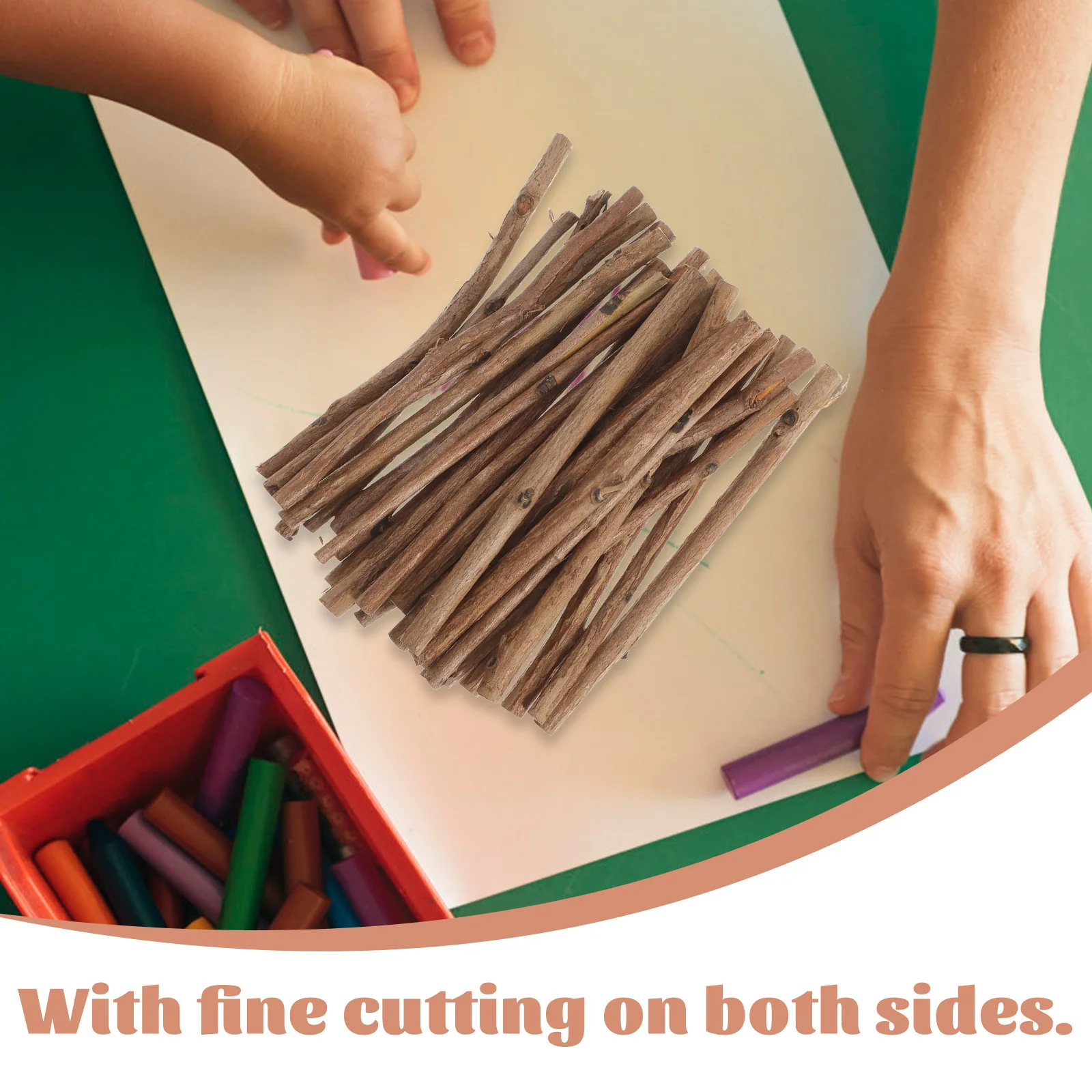 100 шт. мини-велочки для рукоделия декор палочки чайного дерева ветки из коряги