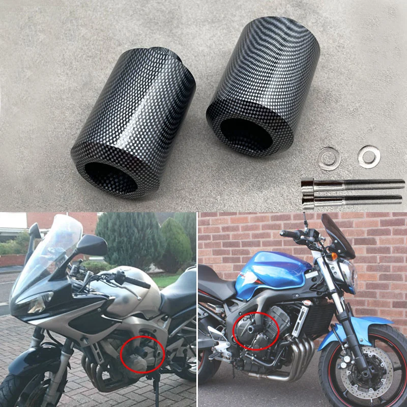 

For Yamaha YZF FZ6 FZ600 FAZER 2004-2008 Motorcycle Engine Accessories parts Frame Sliders Falling Crash Protectors Black
