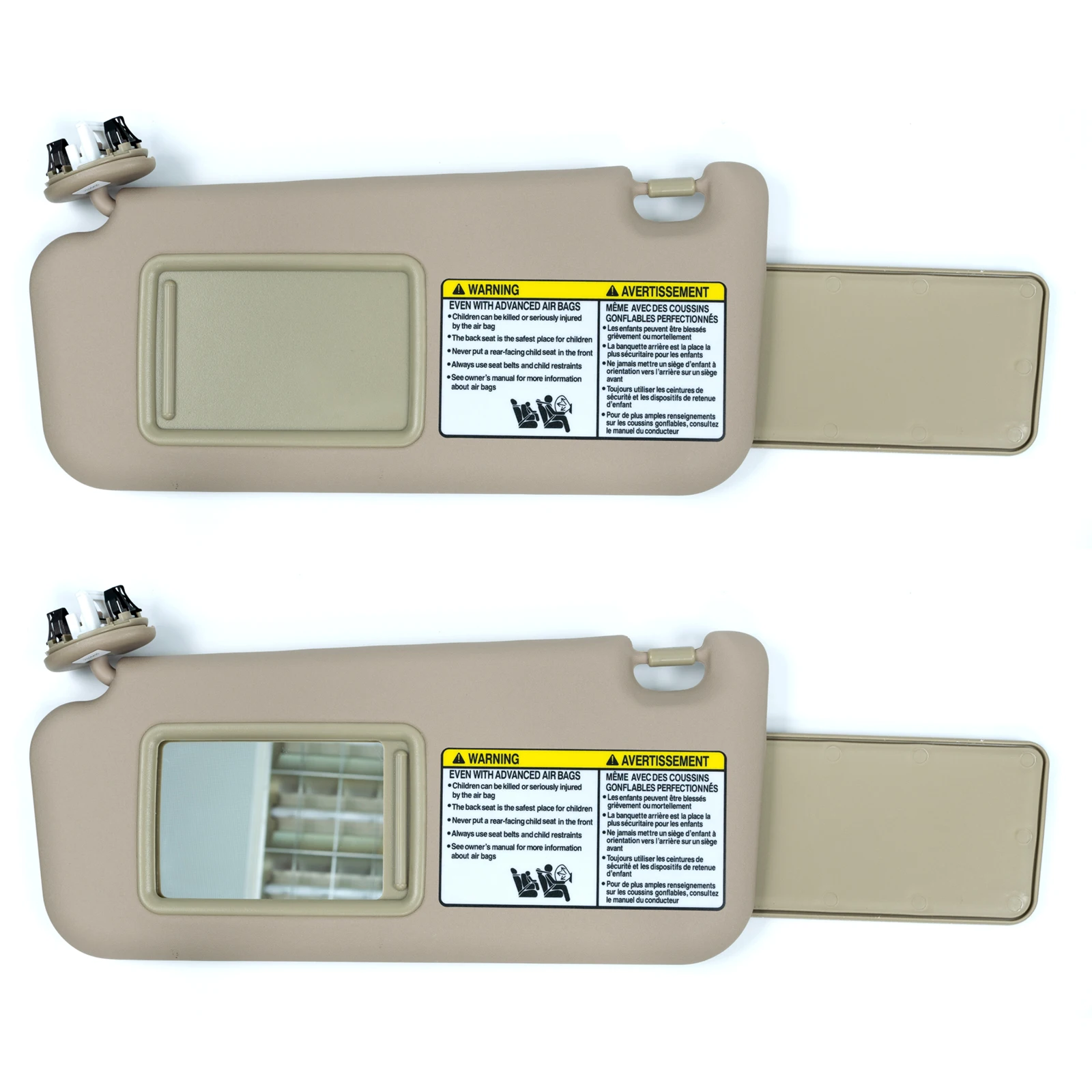 Автомобильный левый правый боковой солнцезащитный козырек для Toyota RAV4 2006 2007 2008 2009