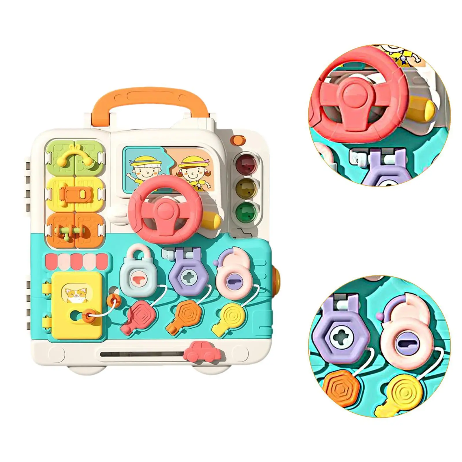 Доска для переключателя Монтессори со светодиодным переключателем света