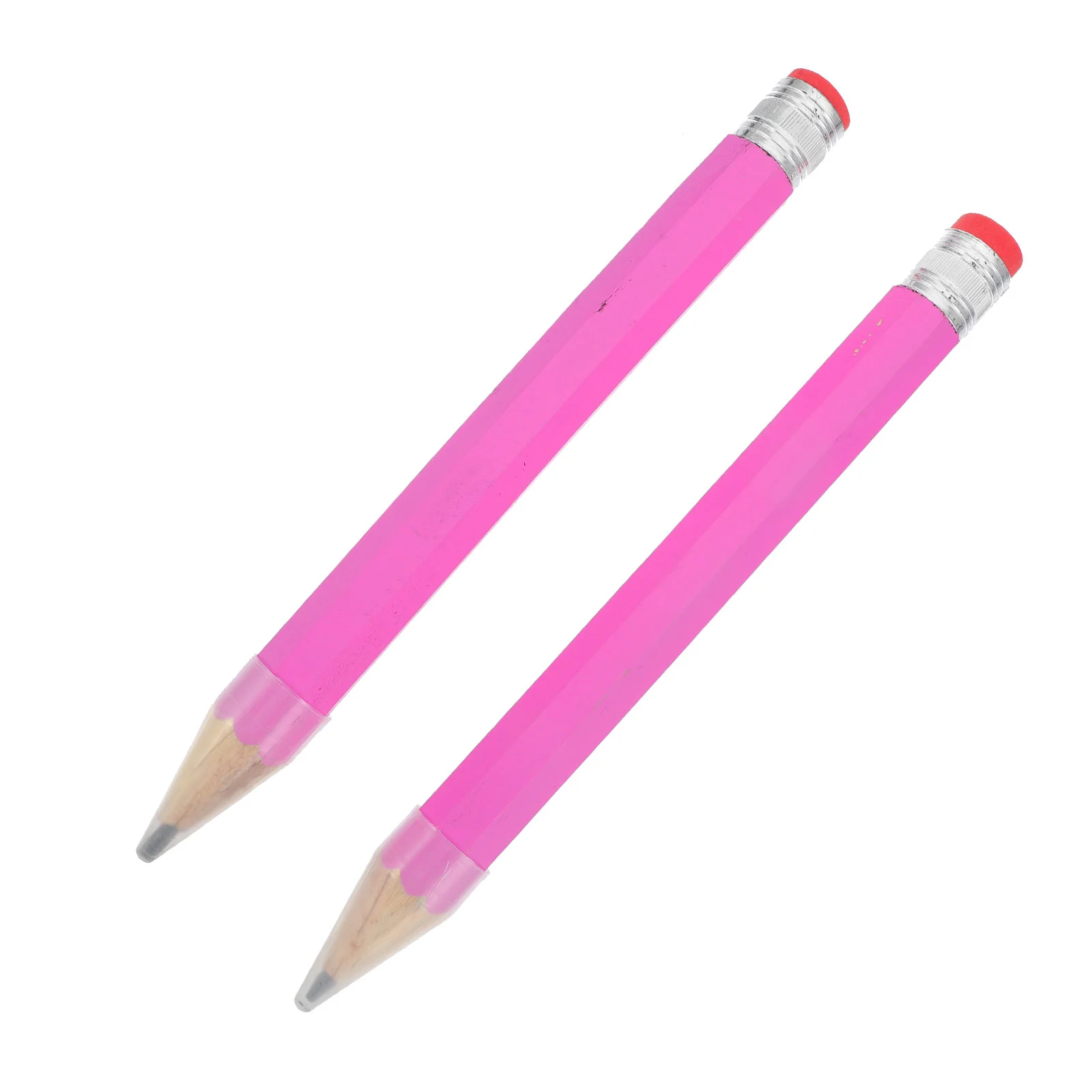 

2pcs 35cm Wooden Large Drawing Writing Painting Mark Stationery Props (Random Pink Color System)