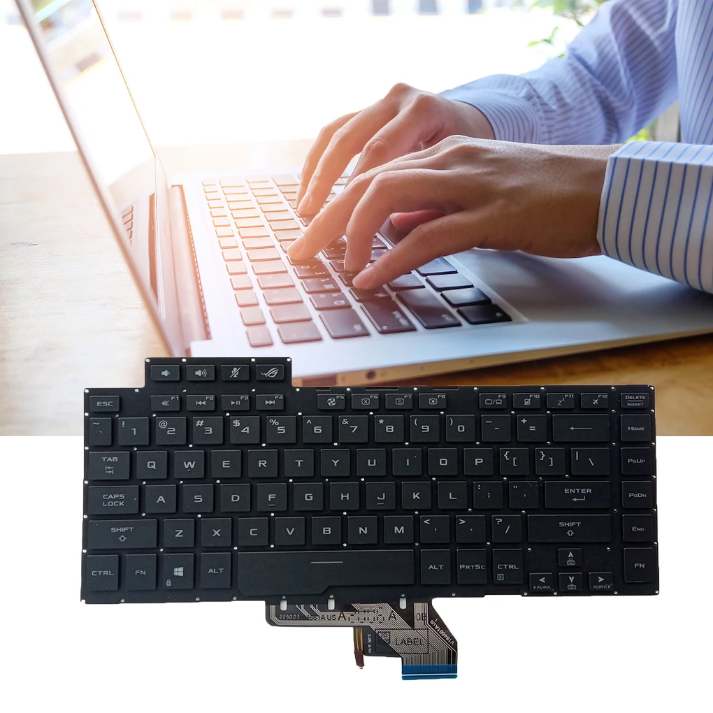 

Аксессуары для клавиатуры ноутбука, компьютера, Профессиональные эффективные аксессуары для ввода, замена клавиатуры US макет ПК GX502