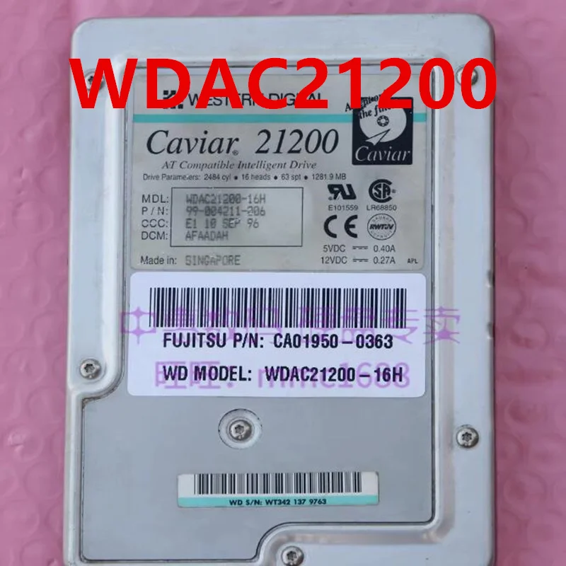 

Original 90% New Hard Disk For WD 1.2GB IDE 3.5" 5400RPM 2MB Desktop HDD For Caviar 21200 WDAC21200 WDAC21200-16H