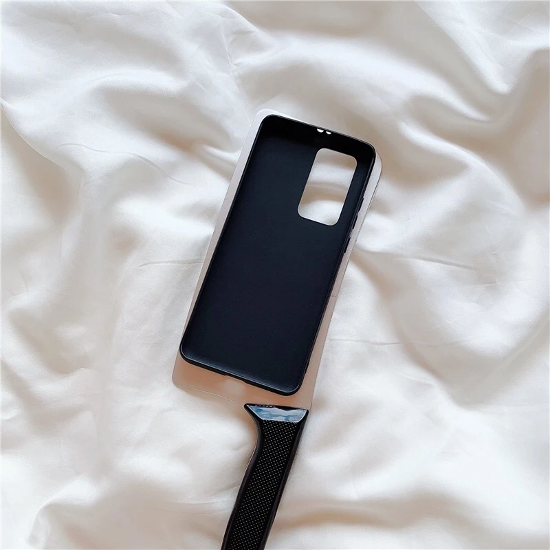 Смешной чехол для Samsung Galaxy A33 A53 A13 A32 A52 A72 S21 FE Ultra 5G S10 S9 Note A50 Kitchen Knife Shockproof Soft Cover on.