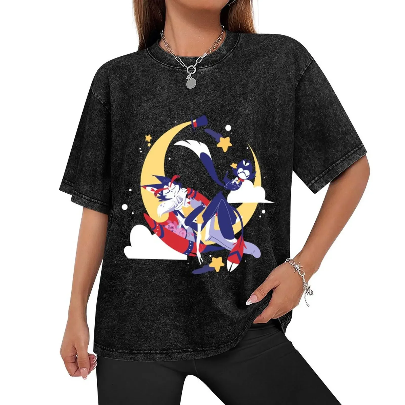 HuskerDust Moonlight Slumber (Одобрено SeelApproved) футболка футболки винтажная аниме рубашка