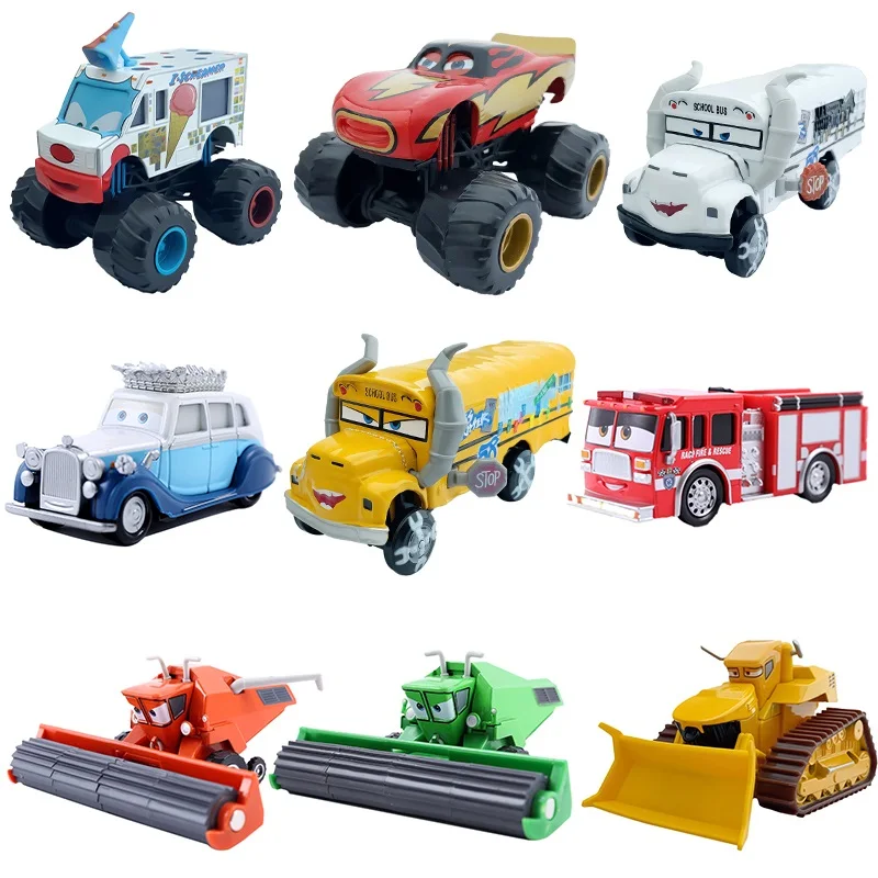 

Новинка, дядюшка из мультфильма Disney Pixar машина 3, дядюшка королева Англии, мисс фритра, мира 1:55, модель игрушечного автомобиля из литого метал...