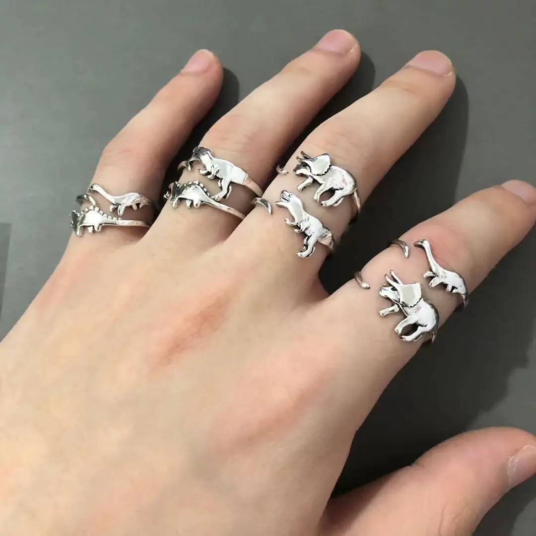 

Cute and Delicate Dinosaur Ring Jewelry Women's Fashion Ring Jewelry Mens Rings Mens Rings TRENDY