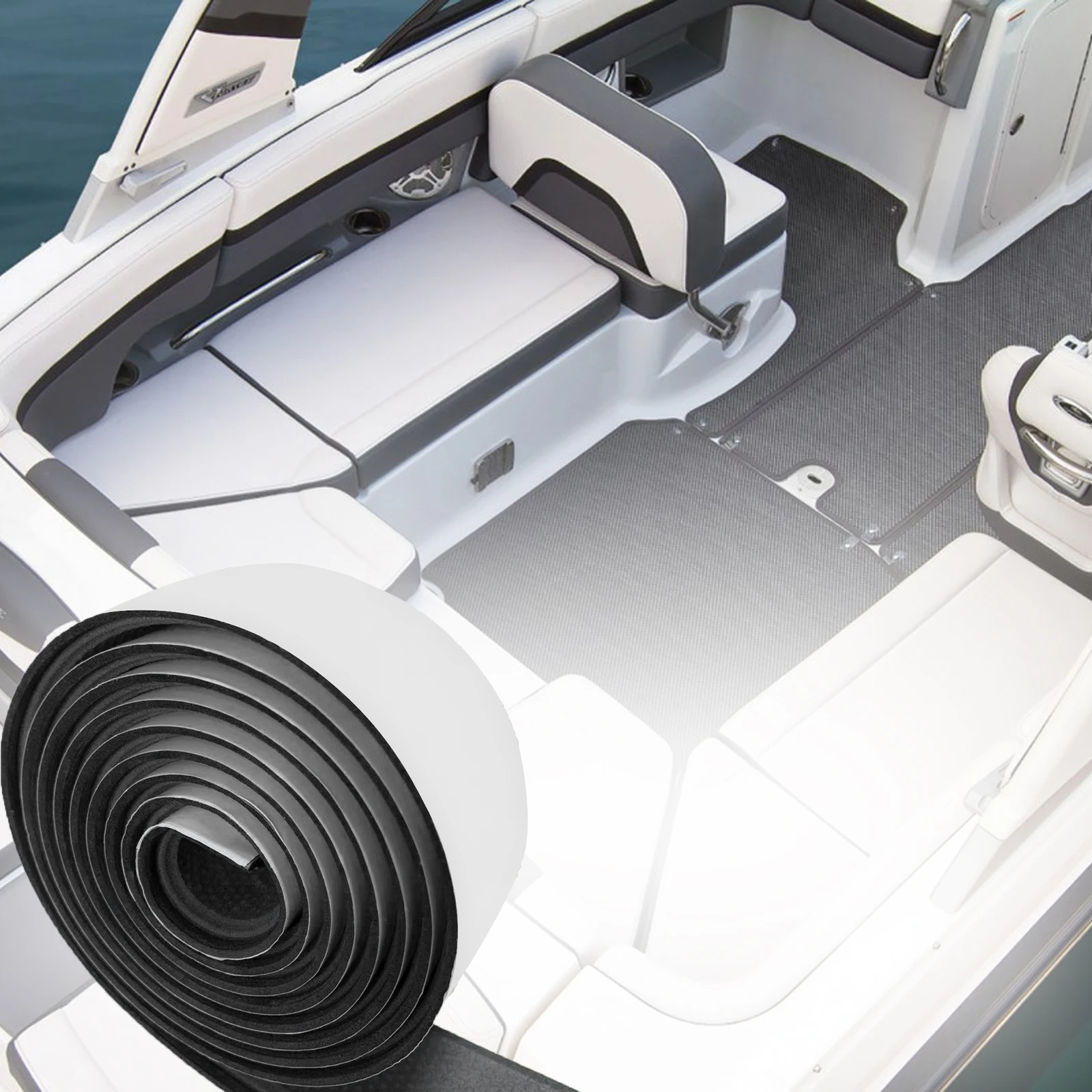 Напольное покрытие для лодки из вспененного этилвинилацетата 2400 × 55 5 мм