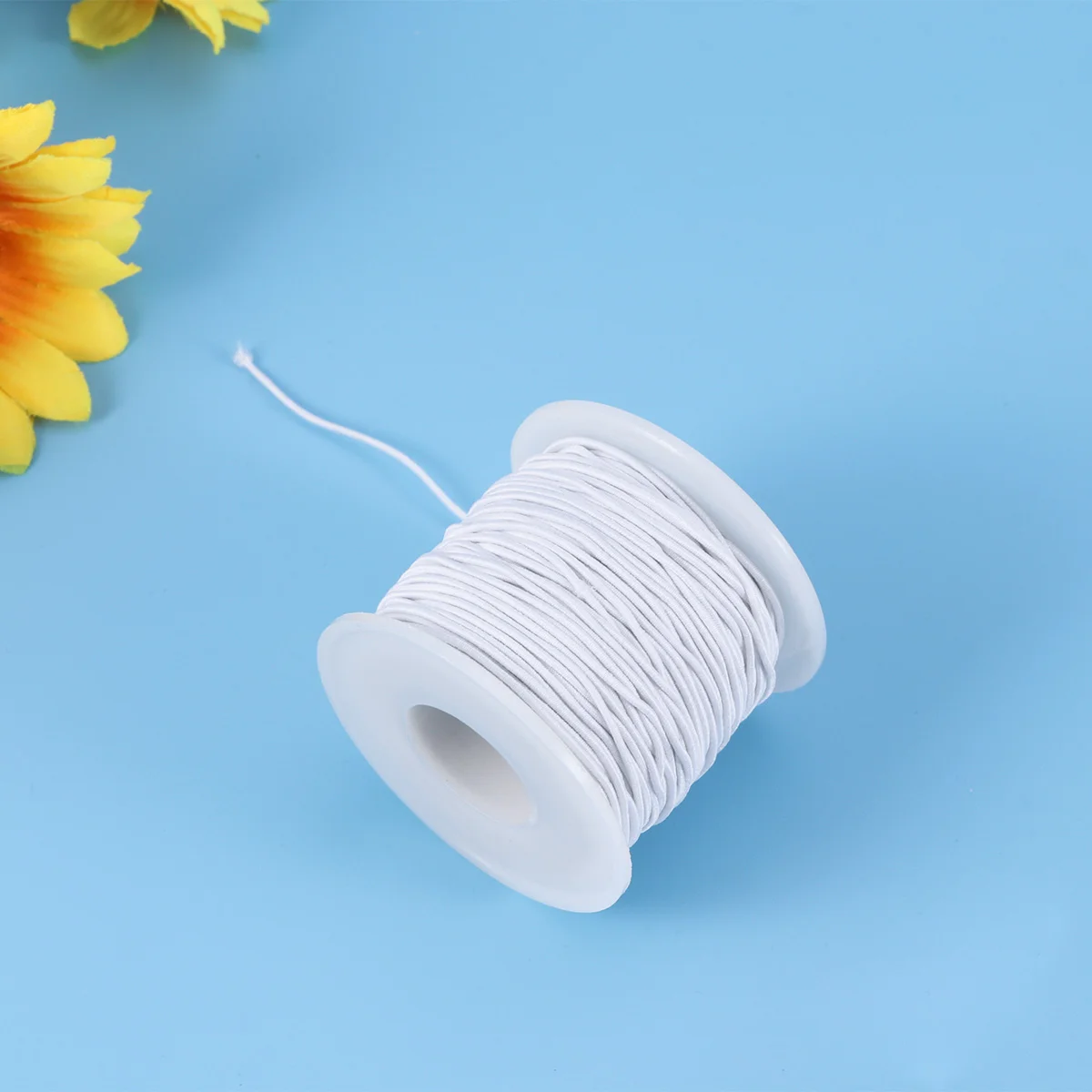 

Elastic Cord String Rope Spool Sewing Stretch Beading Stretchy Bands Braceletthread Roll Cords Knit Tie Earloop Rubber Ear Band