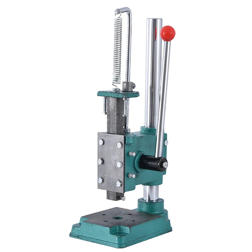 

JM-32 Small Manual Punching Press Professional Desktop Hand Punching Machine Height Adjustable Hand Press Square-head/Round-head
