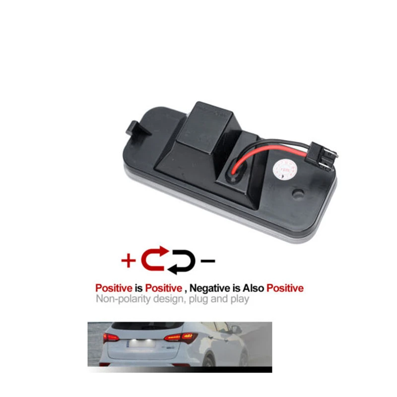 T10 светодиодный номерной знак белый свет без ошибок для Hyundai Santa DM Grand Fe NC 2013-2018