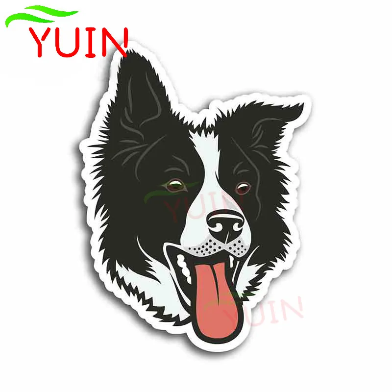 

Border Collie Shepherd Dog Funny Car Sticker Anime Stickers PVC Decoration Accessories Waterproof Cover Scratch Decal 13*13cm