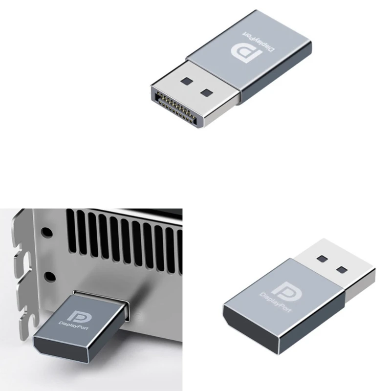 

4K Displayport Adapter Virtual Display Adapter EDID Headless Emulator Graphics Video Card Cheater For PC Desktop 24BB