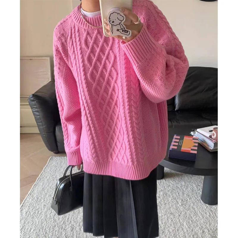 

Кашемировый свитер, женские вязаные свитера, пуловер из 100% шерсти с длинным рукавом, зимняя и осенняя одежда, Женский Топ