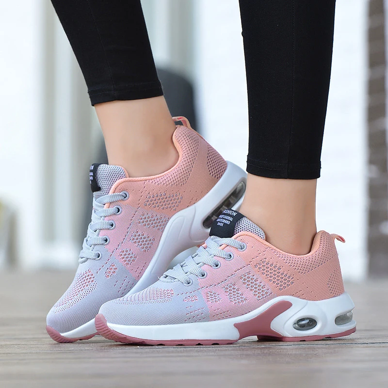 

Sneakers Shoes 2022 Women Flat Multicolor Mesh Comfort Sneakers Outdoor Shoes Breathable Women's Sneakers Round Toe Shoes