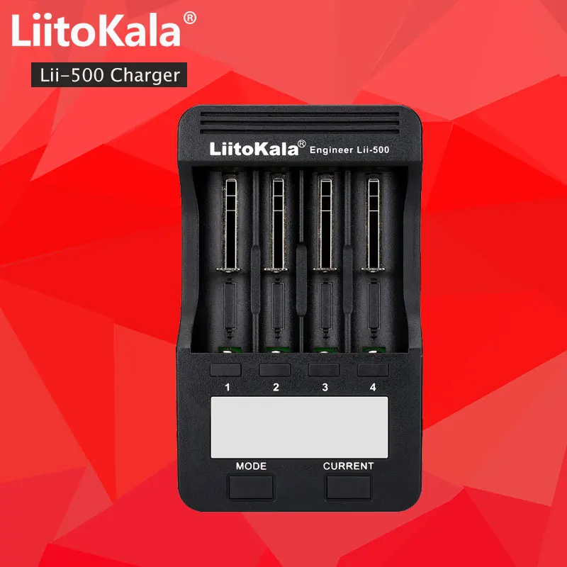 

Зарядное устройство LiitoKala, 1-5 шт., с ЖК-дисплеем