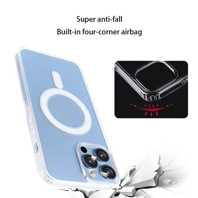 

Original New Arrival PC Case For Magsafe Cover For iPhone 12 13 14 Pro Max Mini Shell For iPhone 14Plus 13 11 Pro Max XR Xs Max