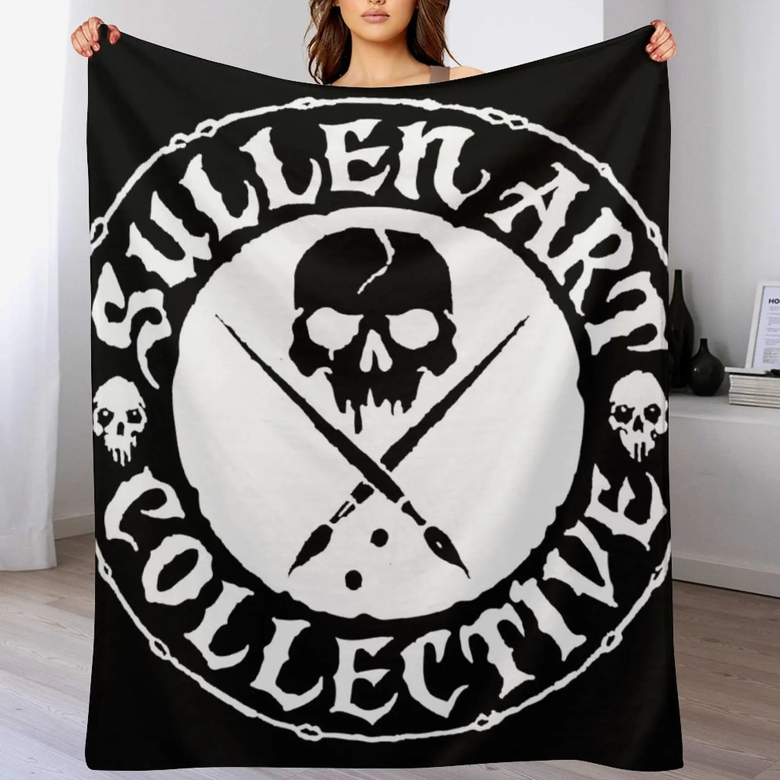 Одеяло Sullen мягкий клетчатый спальный мешок милые одеяла на Хэллоуин