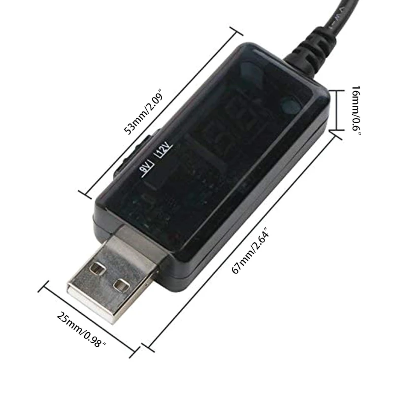 

Повышающий USB-регулятор мощности с 5 В до 9 в, 12 В, 1 А, светодиодный дисплей, конвертер напряжения, Прямая поставка
