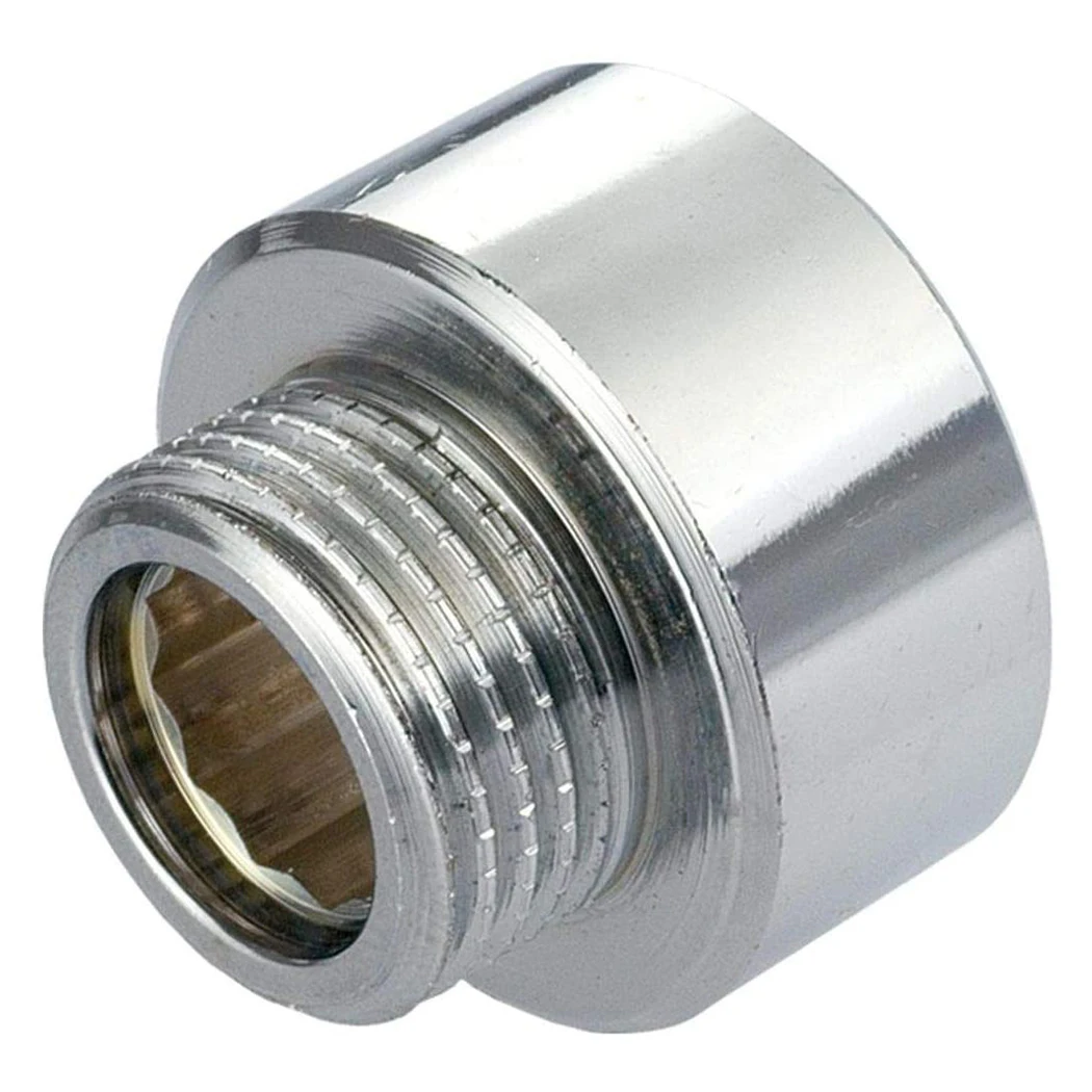 

1/2pcs Shower Hose / Head Adaptor 3/4\\\" X 1/2\\\" BSP Female X Male Chrome Reducer Bathroom Faucet Adapter Pipe Fittings