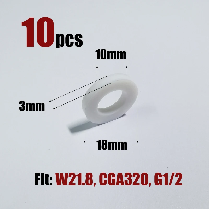 

Шайба высокого давления из ПТФЭ Sodastream TR21-4 W21.8 CGA320 G3/4 Прокладка Воздушное уплотнение Уплотнение Orings Адаптер цилиндра