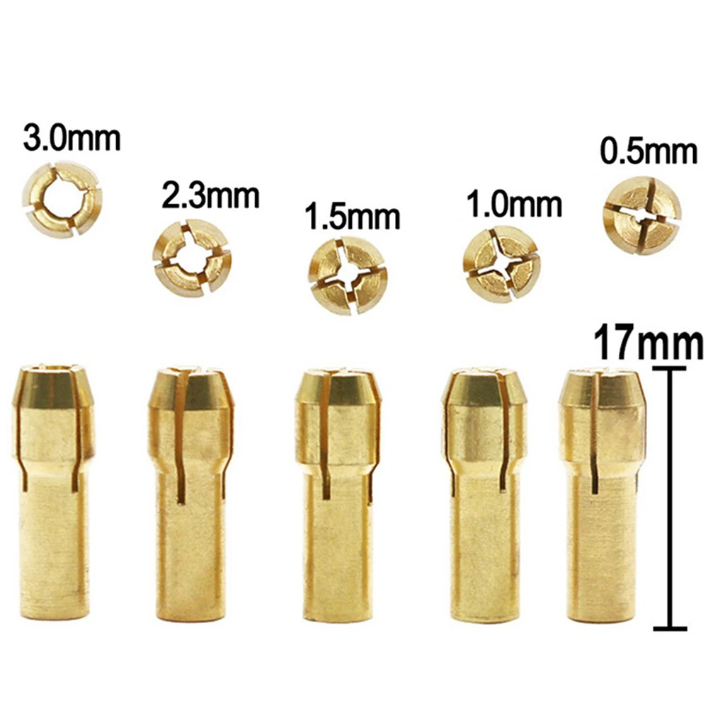 

7Pcs/Set 2/2.35/3.17/4.05/5.05mm Micro Electric Motor Shaft Mini Chuck Fixture Clamp 0.5-3.0mm Small Drill Bit with wrench