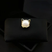 cat magnet brooch all match elegant neckline decoration fixed clothes sewing free anti exposure buckle accessories artifact pins