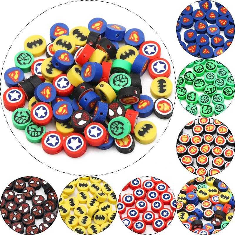 

Cartoon Polymer Clay Beads Loose Spacer Beads For DIY Child Jewelry Making Crafts Handmade Necklace Bracelet Charm Accessories