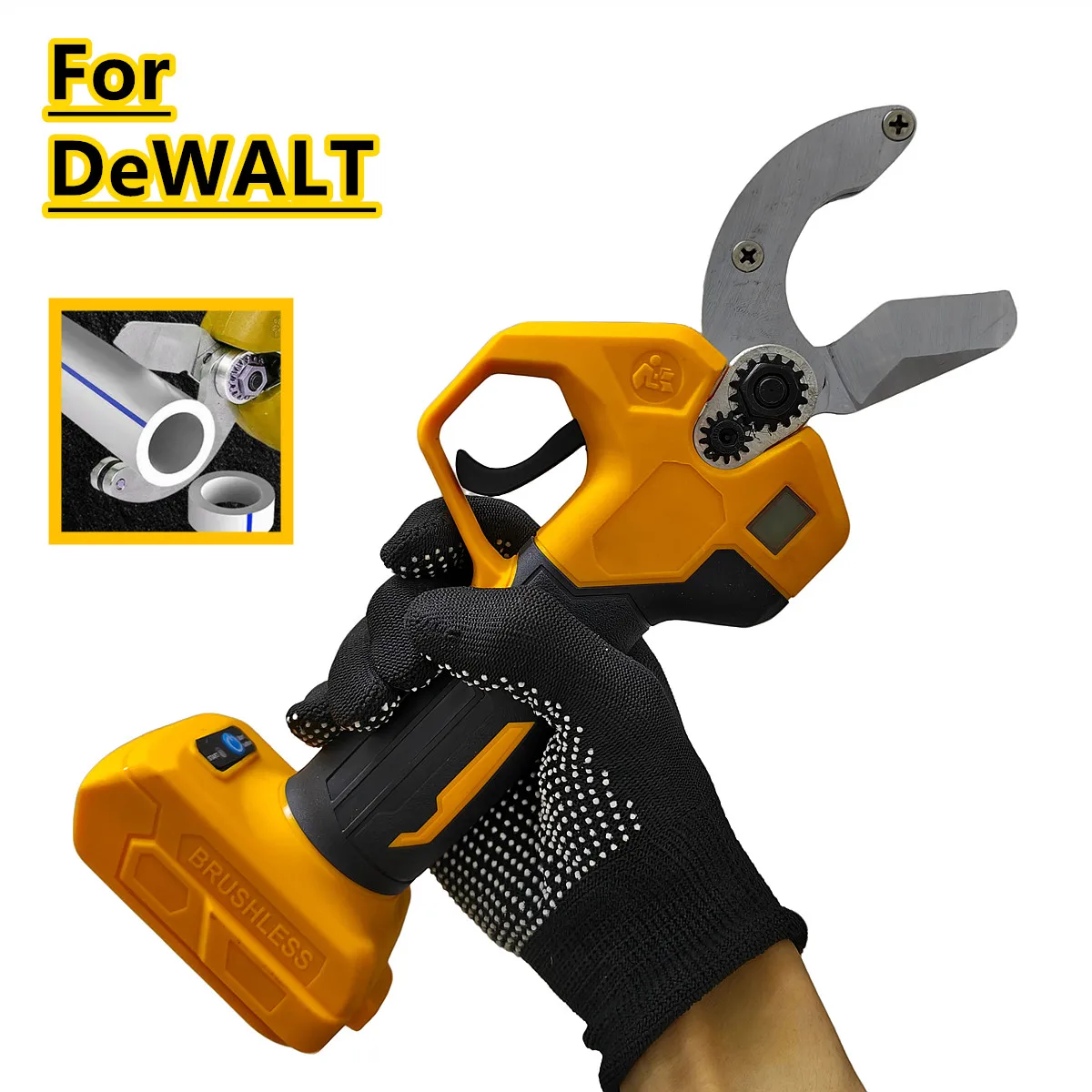 DEWALT Бесщеточные аккумуляторные ножницы для труб 30 мм