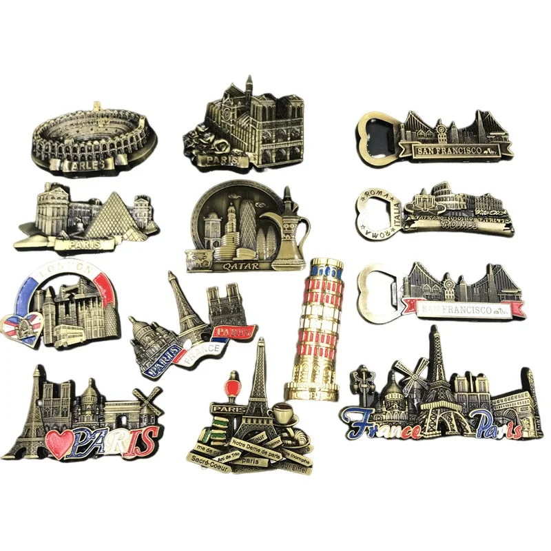 3D стерео США Египет Австрия Испания Дубай Россия Шанхай Макао металлический