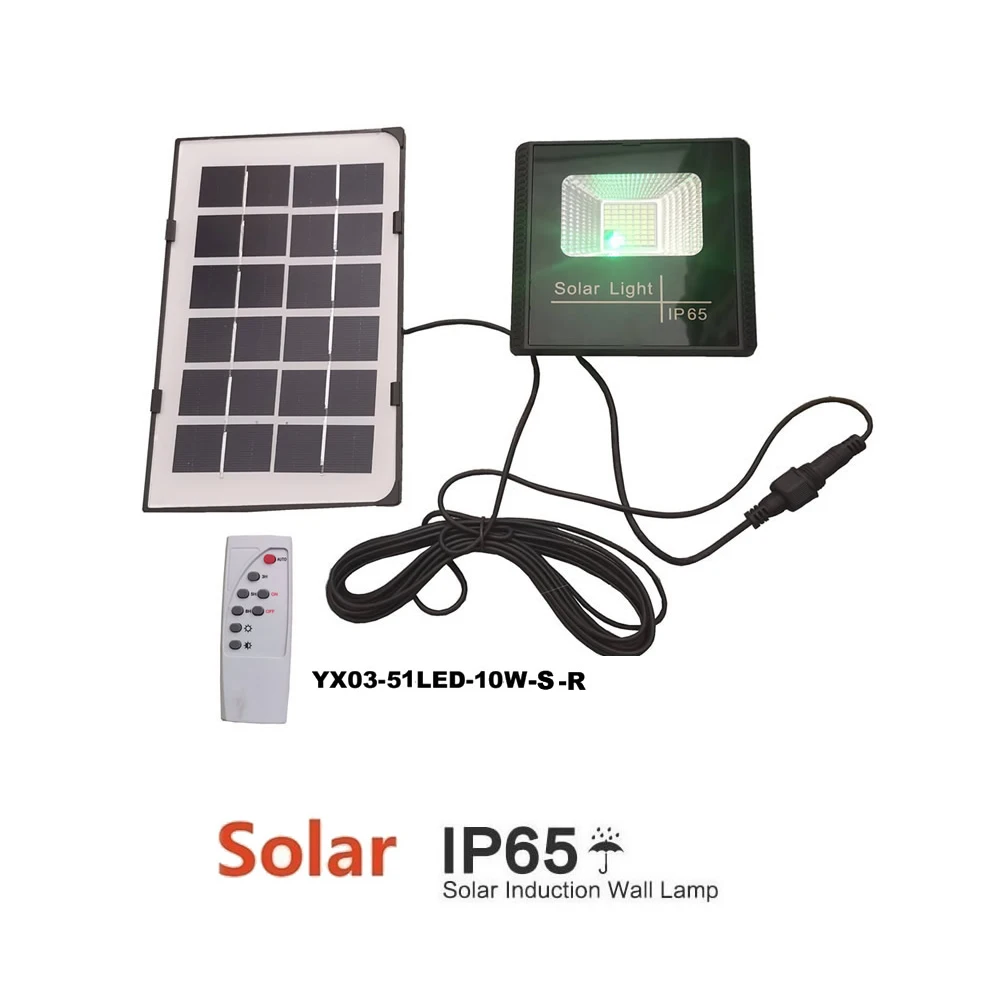 

solar light lamp floodlight LED IP65 Waterproof Outdoor Garden Yard Emergency Security Lamp indoor remote timer split cable spot