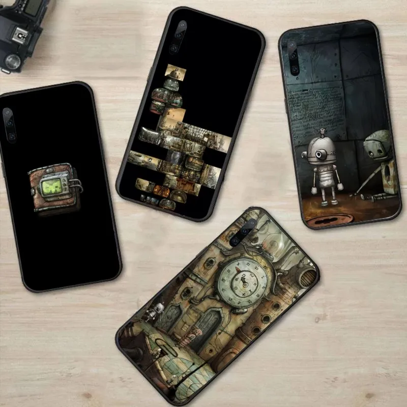 Чехол для телефона Machinarium Game для Huawei P50 P40 P30 Pro Lite P Smart 2021 2019 Magic 3, мягкий черный чехол для телефона