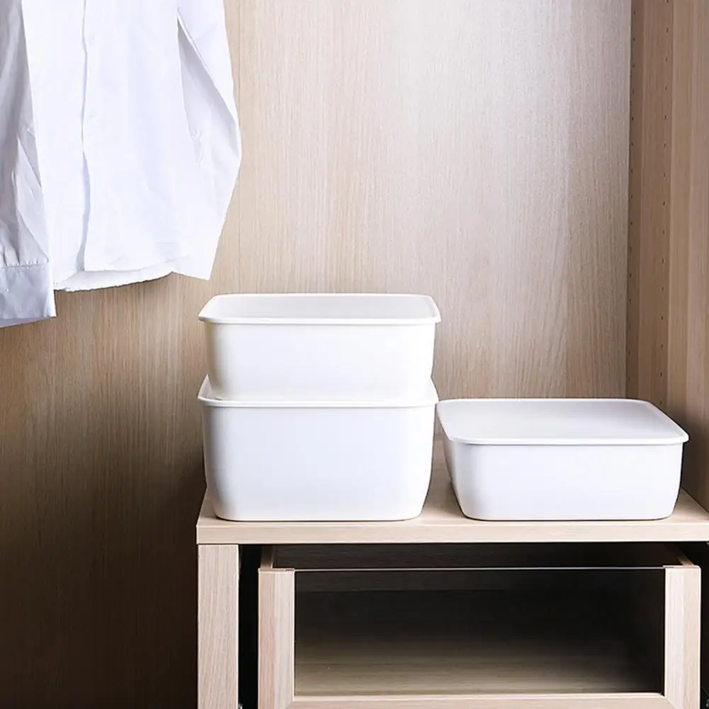 

Коробка для хранения нижнего белья, полезный вместительный полипропиленовый материал, пыленепроницаемый разделительный стеллаж для хранения бытовых продуктов