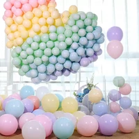 100pcs 12 macaroon latex balloons wedding party balloon birthday adult party decorations kids colorful air balls ballo