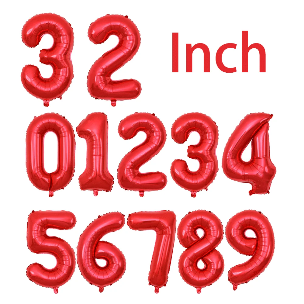 

Гелиевые цифры-шары EsenTroye 32/40 дюймов 0-9